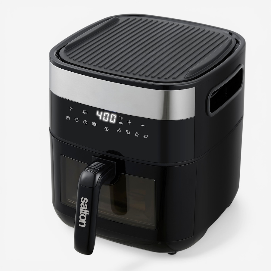 Image 738704_ALTMORE12.jpg, Product 738-704 / Price $199.99, Salton Flip and Cook 3-in-1 Air Fryer, Grill and Dehydrator from Salton on TSC.ca's Kitchen department