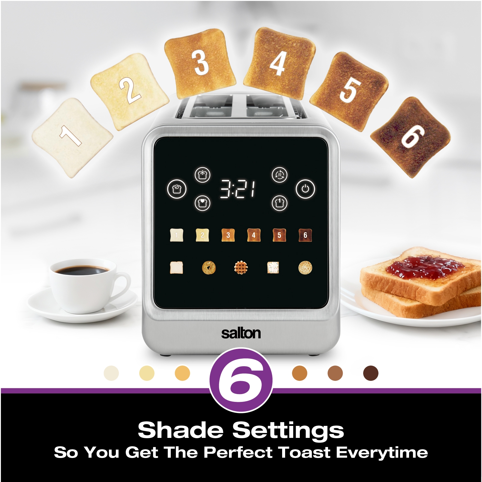 Salton Smart Touch Toaster - TSC.ca