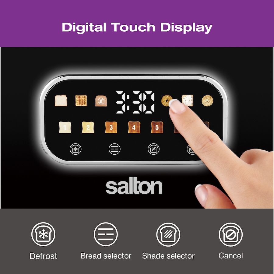 Image 738740_ALTMORE4.jpg, Product 738-740 / Price $49.99, Salton 2-Slice Smart Touch Toaster from Salton on TSC.ca's Kitchen department