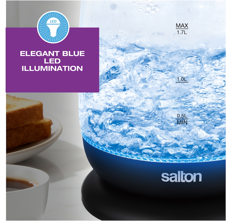Image 738741_ALTMORE10.jpg, Product 738-741 / Price $34.99, Salton Glass Kettle from Salton on TSC.ca's Kitchen department