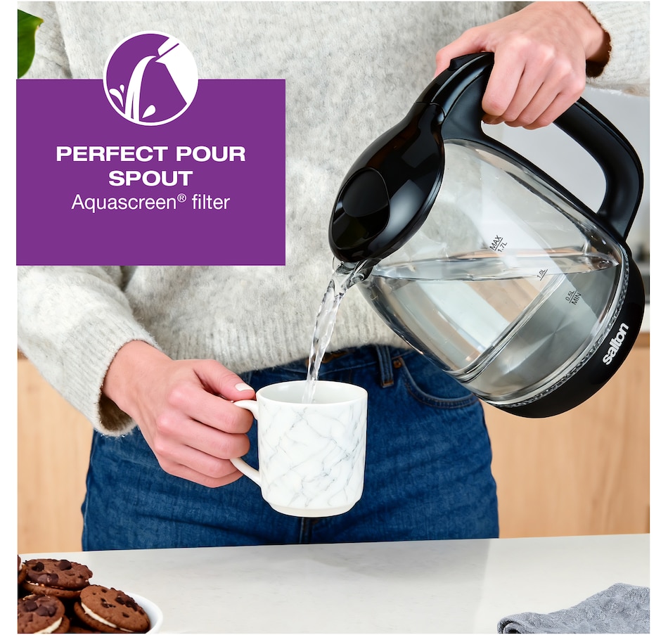 Image 738741_ALTMORE11.jpg, Product 738-741 / Price $34.99, Salton Glass Kettle from Salton on TSC.ca's Kitchen department