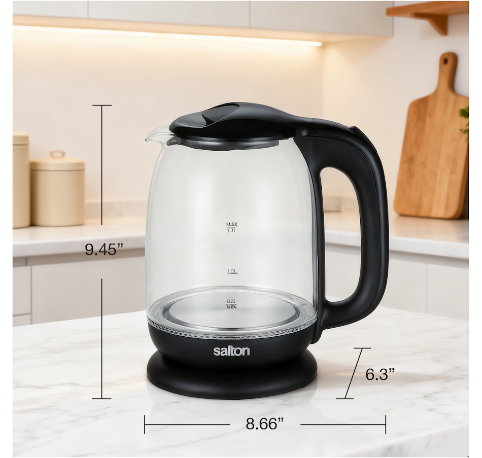 Image 738741_ALTMORE6.jpg, Product 738-741 / Price $34.99, Salton Glass Kettle from Salton on TSC.ca's Kitchen department