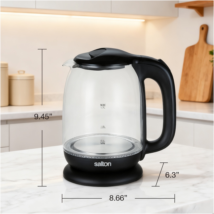 Image 738741_ALTMORE6.jpg, Product 738-741 / Price $34.99, Salton Glass Kettle from Salton on TSC.ca's Kitchen department