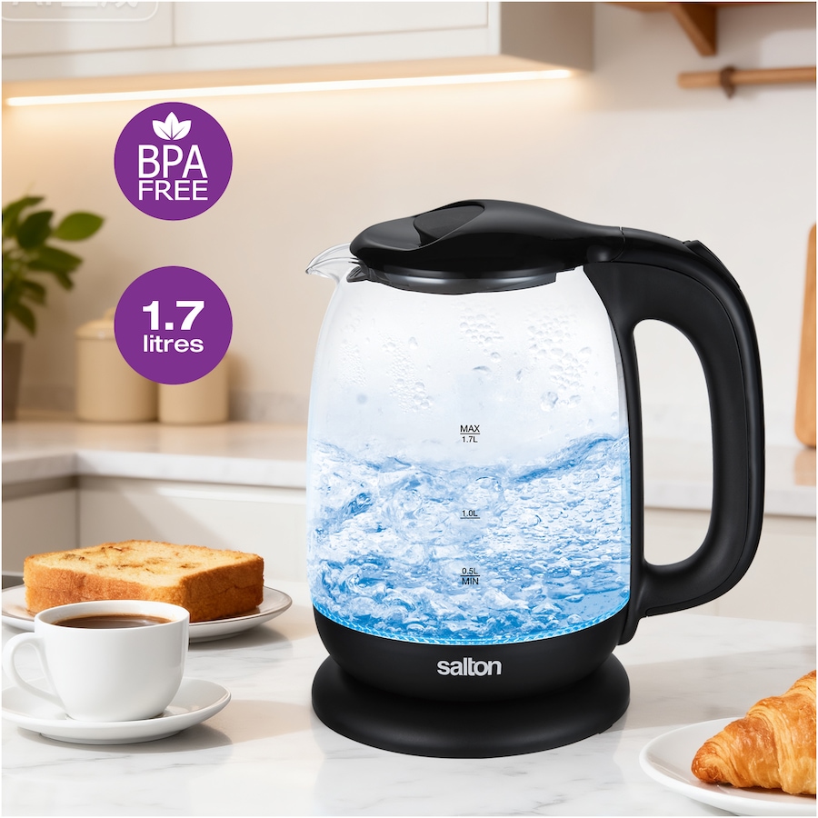Image 738741_ALTMORE7.jpg, Product 738-741 / Price $34.99, Salton Glass Kettle from Salton on TSC.ca's Kitchen department