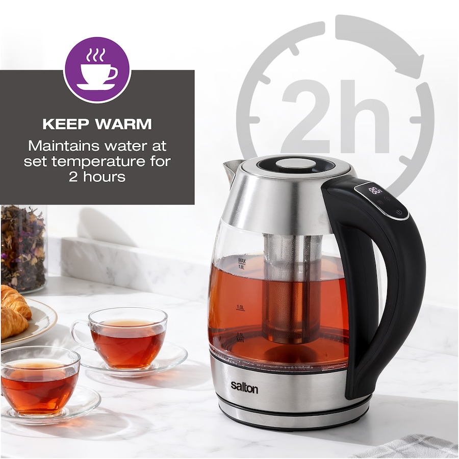 Image 738742_ALTMORE7.jpg, Product 738-742 / Price $49.99, Salton Temperature Control Kettle and Tea Steeper from Salton on TSC.ca's Kitchen department