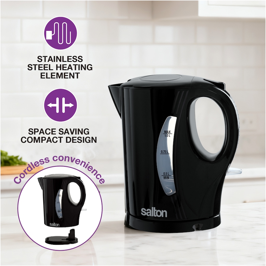 Image 738743_ALTMORE2.jpg, Product 738-743 / Price $24.99, Salton Compact Electric Jug Kettle from Salton on TSC.ca's Kitchen department