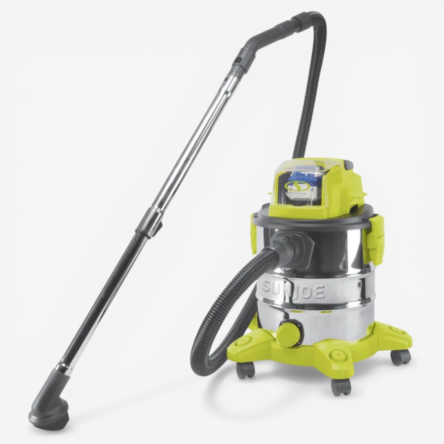 Image 738758_ALTMORE1.jpg, Product 738-758 / Price $249.99, Sun Joe 24V iON+ 5.3-Gallon Cordless 4.0-Ah Portable Stainless Steel Wet/Dry Vacuum from Snow Joe & Sun Joe on TSC.ca's Home & Garden department