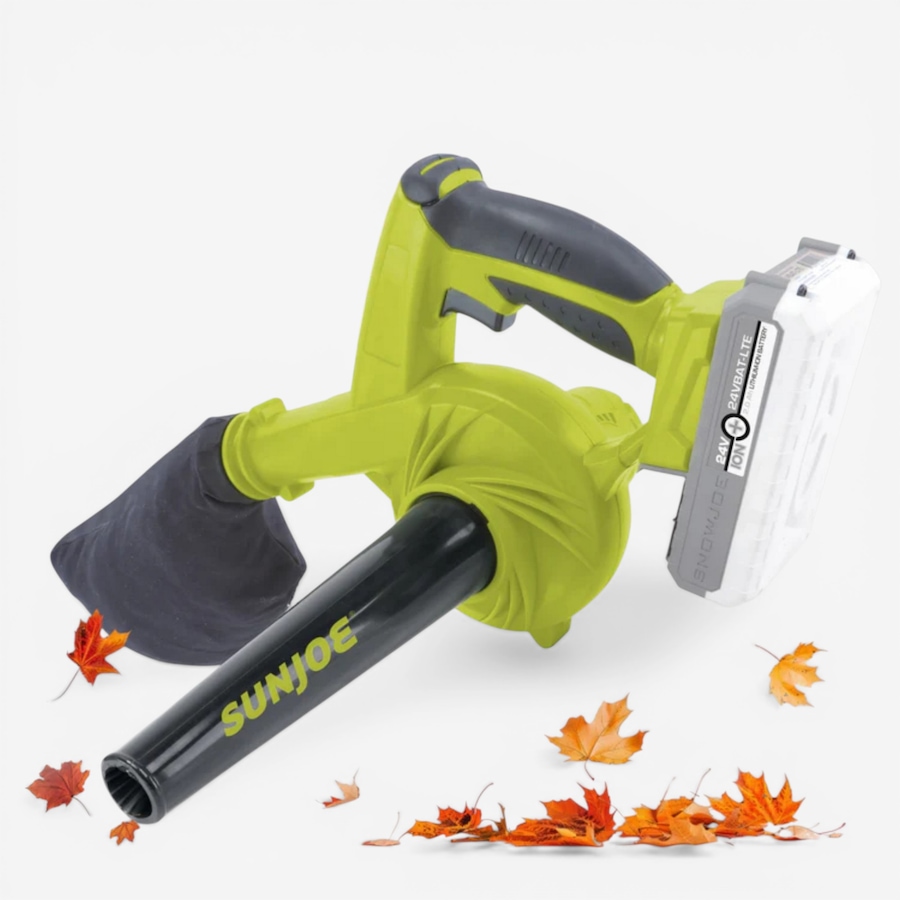 Image 738759_ALTMORE7.jpg, Product 738-759 / Price $114.99, Sun Joe 24V iON+ Workshop Leaf Blower with Dust Bags, 2.0-Ah Battery and Rapid Charger from Snow Joe & Sun Joe on TSC.ca's Home & Garden department