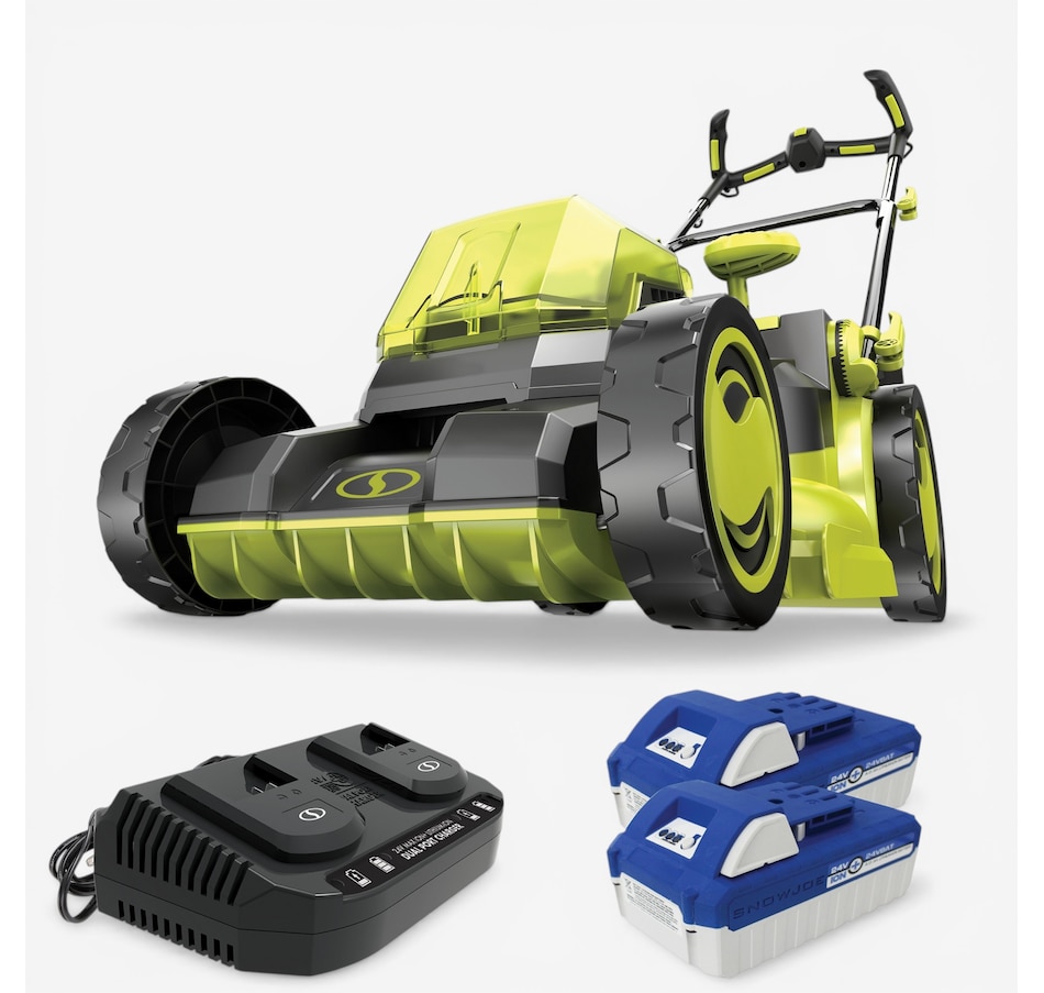 Image 738760_ALTMORE1.jpg, Product 738-760 / Price $589.99, Sun Joe 48V 16" Cordless Lawn Mower with Two 4.0Ah Batteries and Dual Charger from Snow Joe & Sun Joe on TSC.ca's Home & Garden department