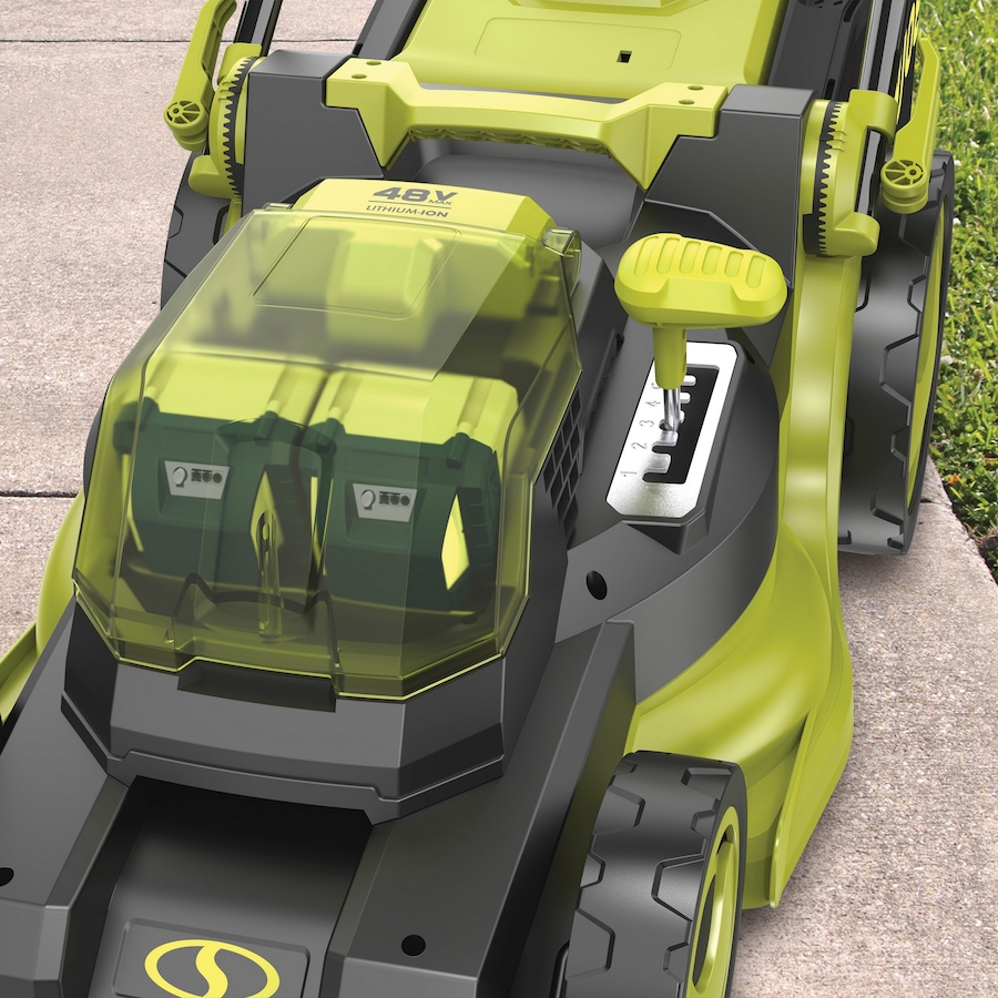 Image 738760_ALTMORE3.jpg, Product 738-760 / Price $589.99, Sun Joe 48V 16" Cordless Lawn Mower with Two 4.0Ah Batteries and Dual Charger from Snow Joe & Sun Joe on TSC.ca's Home & Garden department