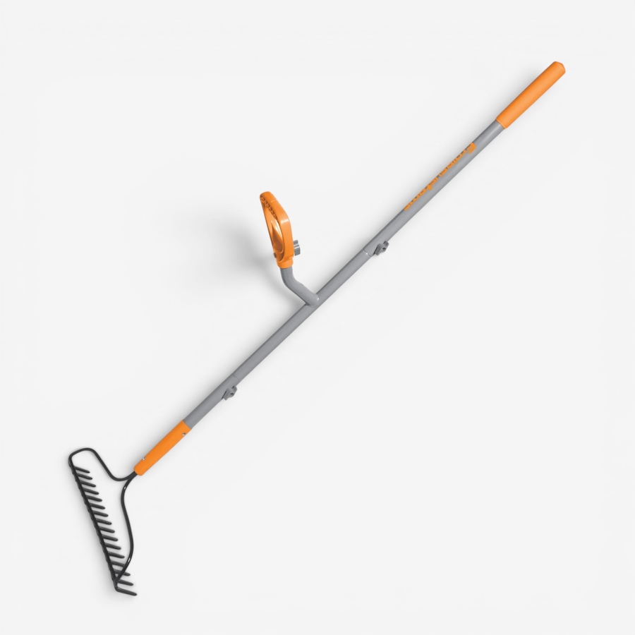 Image 738762_ALTMORE1.jpg, Product 738-762 / Price $54.99, Sun Joe ErgieShovel 16-Tine Strain Reducing Steel Bow Rake with 54" Steel Shaft from Snow Joe & Sun Joe on TSC.ca's Home & Garden department