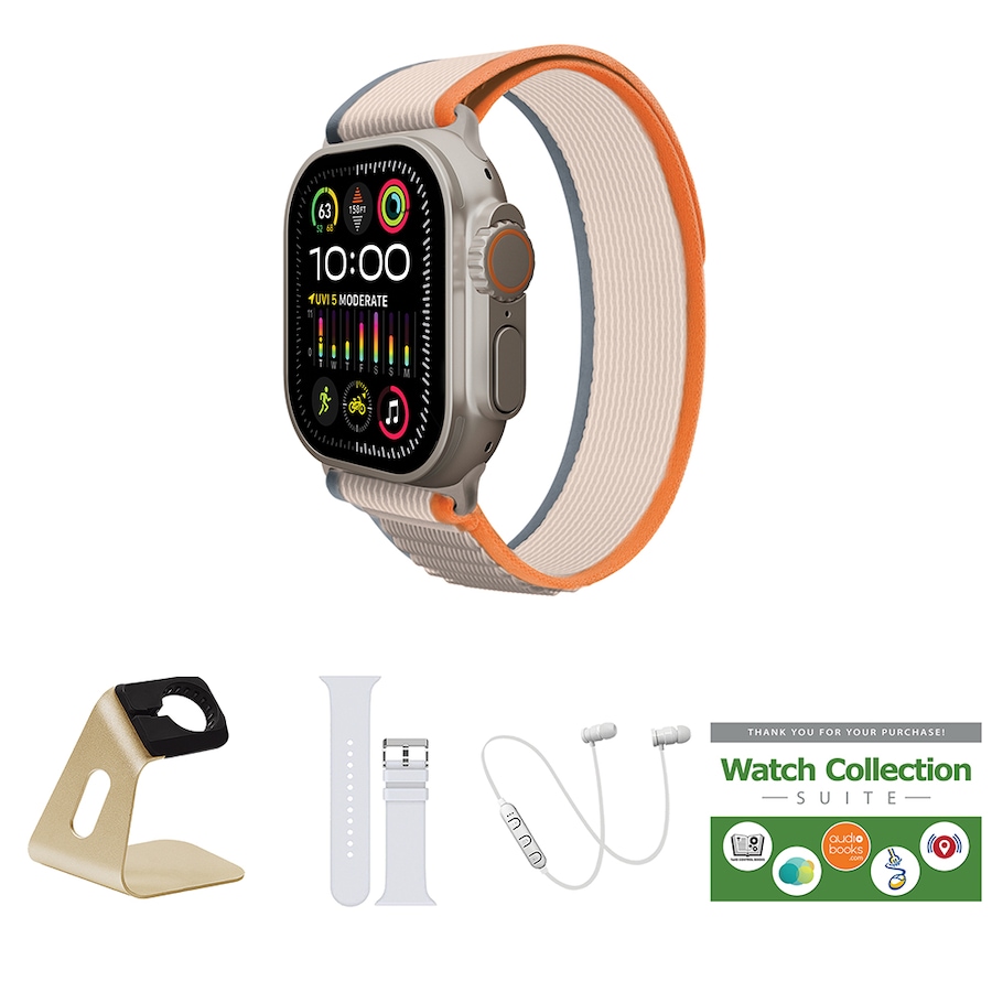 Image 738841_OBE.jpg, Product 738-841 / Price $1,329.99, Apple Watch Ultra 2 49 mm Titanium Case with Trail Loop Band from Apple on TSC.ca's Electronics department