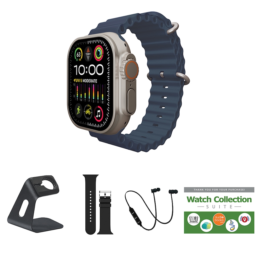 Image 738842_BLU.jpg, Product 738-842 / Price $1,329.99, Apple Watch Ultra 2 49 mm Titanium Case with Ocean Loop Band from Apple on TSC.ca's Electronics department