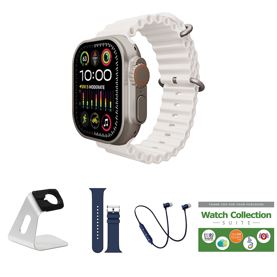 Image 738842_WHT.jpg, Product 738-842 / Price $1,329.99, Apple Watch Ultra 2 49 mm Titanium Case with Ocean Loop Band from Apple on TSC.ca's Electronics department