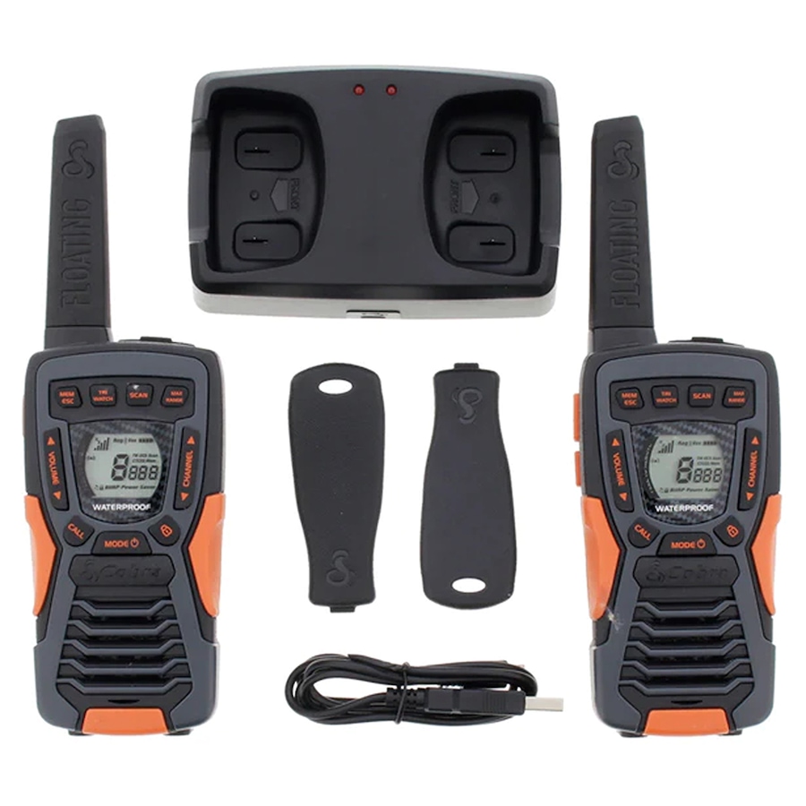 Image 738847.jpg, Product 738-847 / Price $179.99, Cobra 37-Mile Rugged and Floating Two-Way Radio (2-pack) from Cobra on TSC.ca's Electronics department
