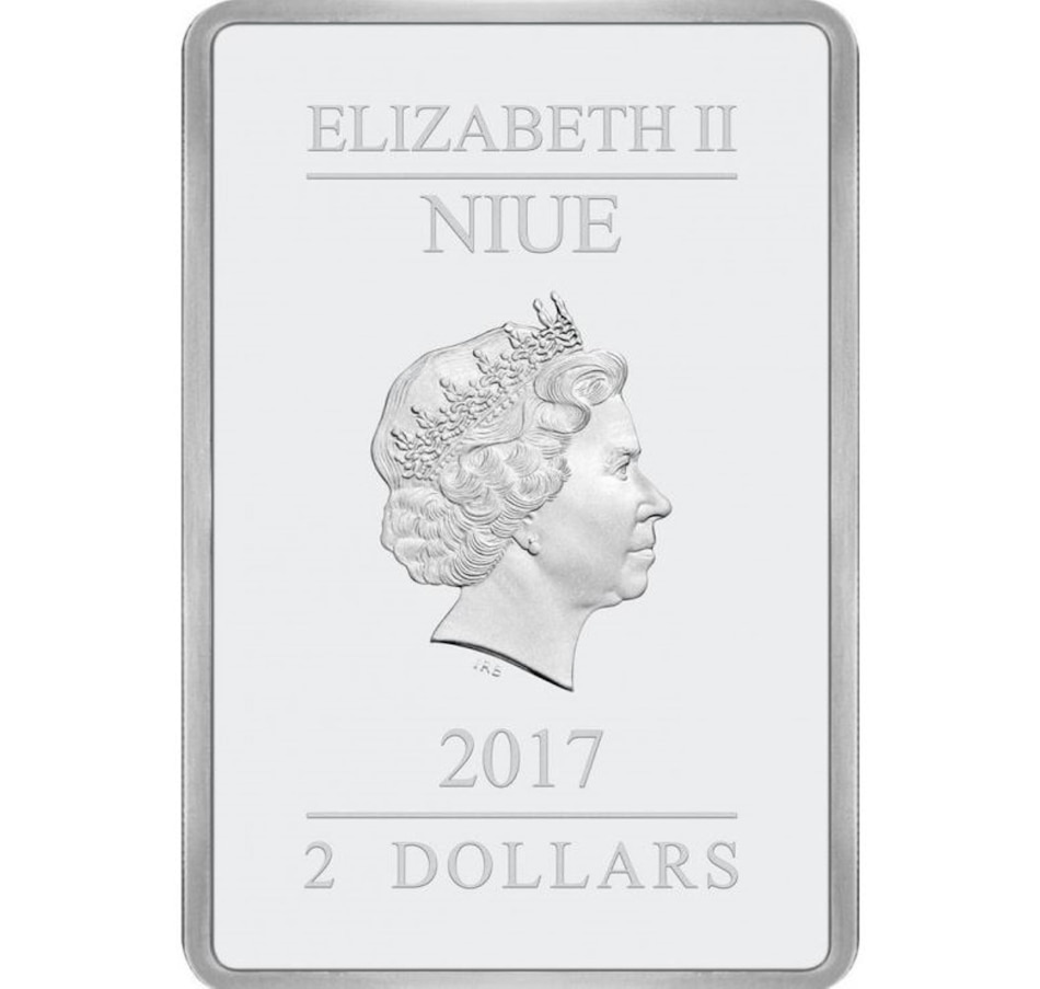 Image 738877_ALTMORE1.jpg, Product 738-877 / Price $229.95, 2017 $2 Star Wars 40th Anniversary Fine Rectangular Silver Coin from Canadian Coin & Currency on TSC.ca's Coins department