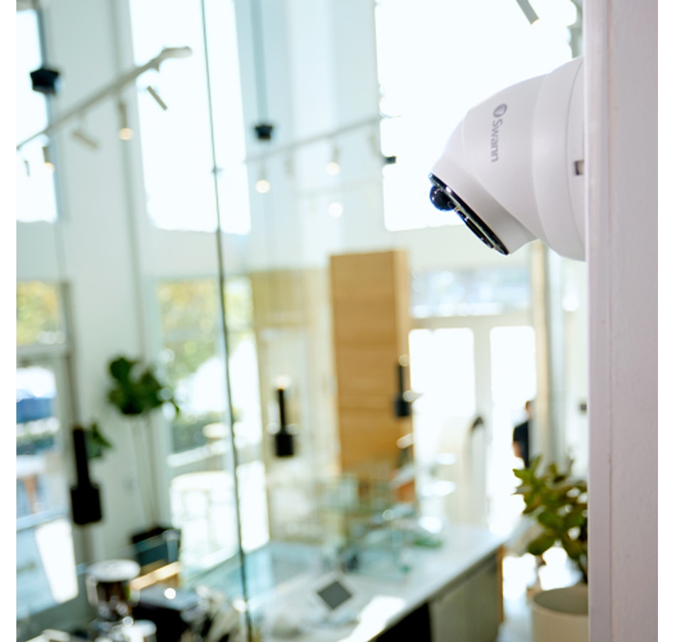 Image 738923_ALTMORE2.jpg, Product 738-923 / Price $699.99, Swann Master 4K Ultra HD 8-channel 2TB Hard Drive NVR Security System with Four 4K Dome Cameras (NHD-876MSD, white) from Swann on TSC.ca's Electronics department