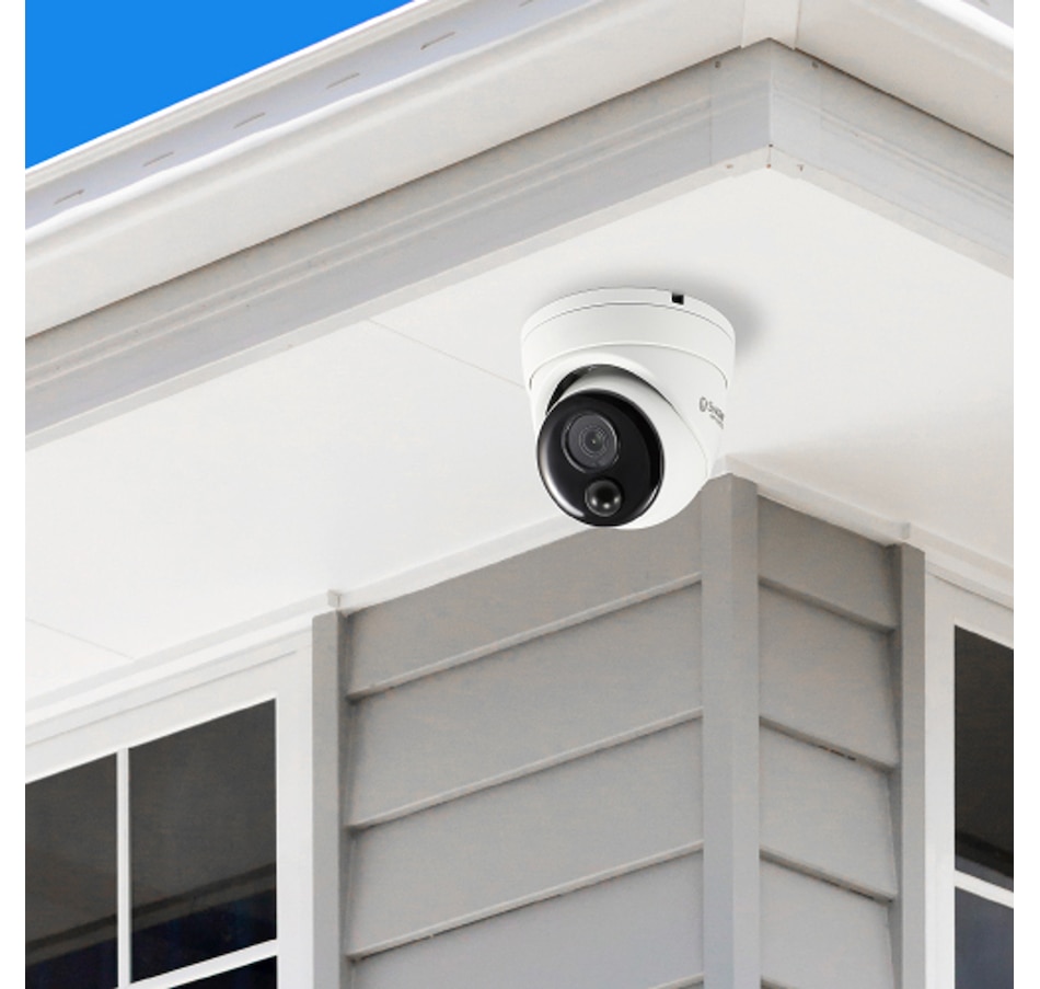 Image 738923_ALTMORE4.jpg, Product 738-923 / Price $699.99, Swann Master 4K Ultra HD 8-channel 2TB Hard Drive NVR Security System with Four 4K Dome Cameras (NHD-876MSD, white) from Swann on TSC.ca's Electronics department