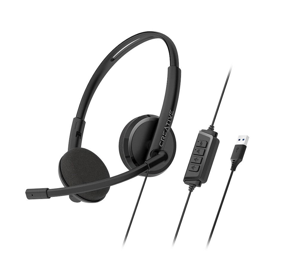 Image 738932.jpg, Product 738-932 / Price $26.99, Creative HS-220 USB Headset from Creative on TSC.ca's Toys & Hobbies department