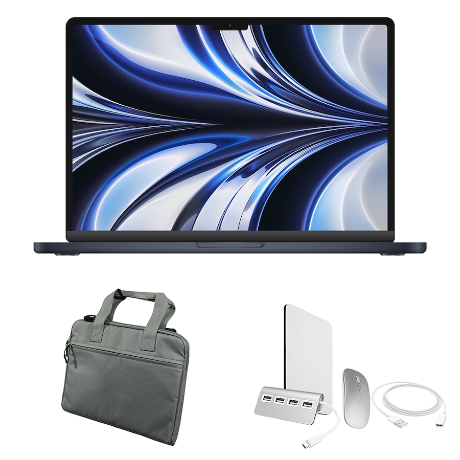 Image 738952_GRY.jpg, Product 738-952 / Price $1,399.99, Apple MacBook Air 13" M2 256GB (refurbished, 2022, midnight) from Apple on TSC.ca's Electronics department