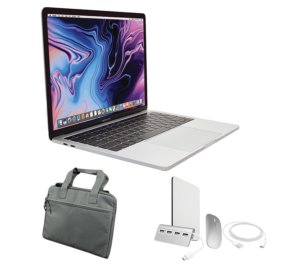 Image 738954_GRY.jpg, Product 738-954 / Price $1,369.99, Apple MacBook Pro 13" 2.0 GHz Quad-Core 1TB (2020, silver, refurbished) on TSC.ca's Electronics department