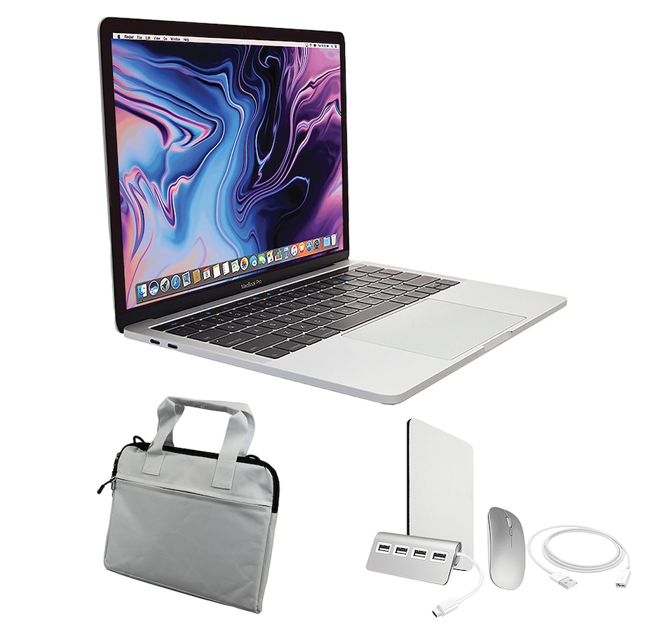 Image 738954_WHT.jpg, Product 738-954 / Price $1,369.99, Apple MacBook Pro 13" 2.0 GHz Quad-Core 1TB (2020, silver, refurbished) on TSC.ca's Electronics department