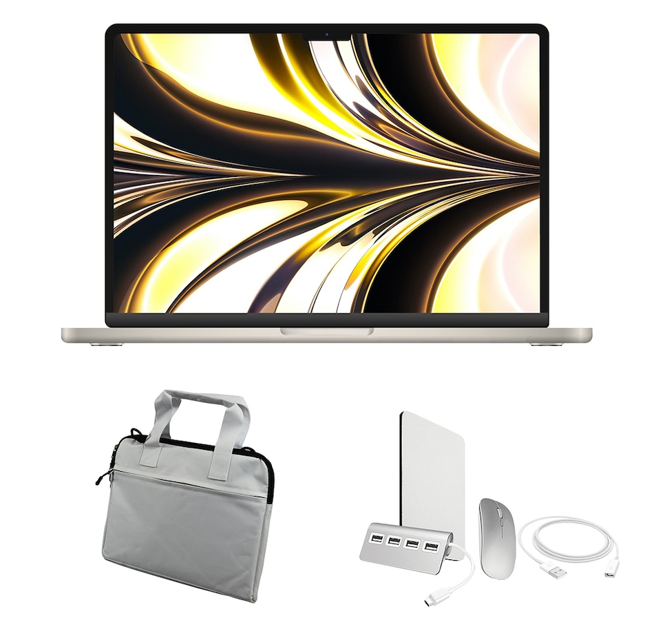 Image 738961_WHT.jpg, Product 738-961 / Price $1,399.99, Apple MacBook Air 13" M2 256GB (refurbished, 2022, starlight) from Apple on TSC.ca's Electronics department