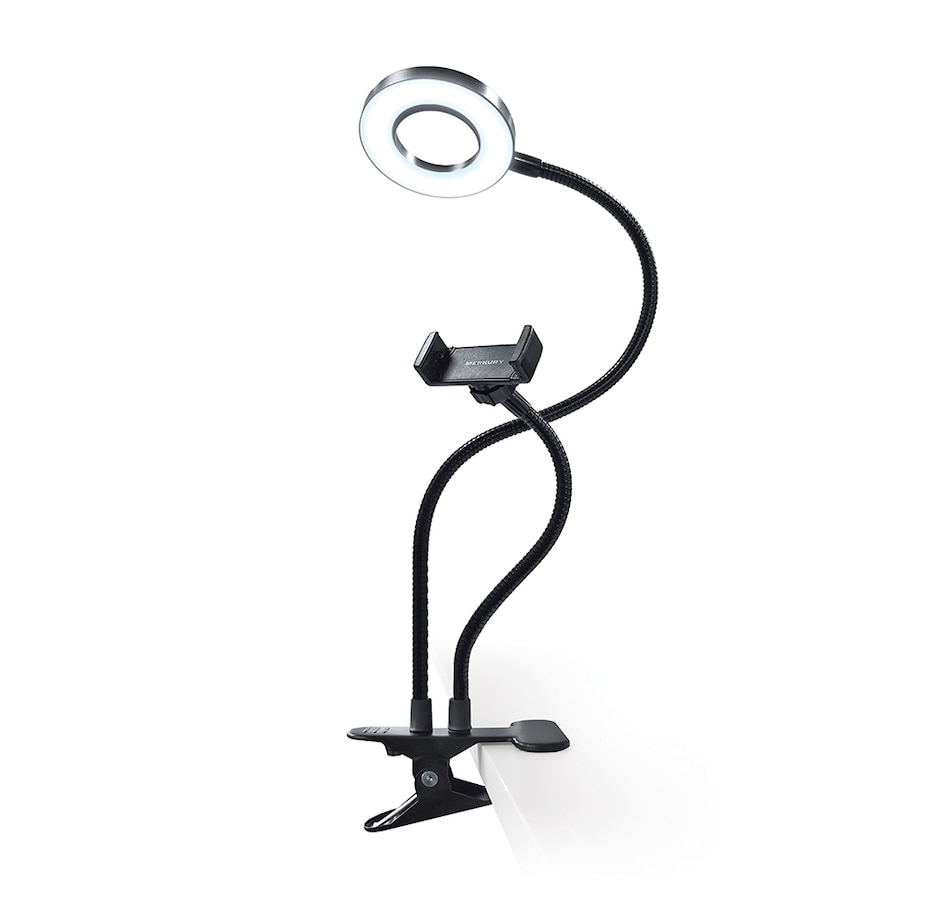 Image 738980_ALTMORE1.jpg, Product 738-980 / Price $19.99, Merkury Innovations Ring Light Phone Holder with Remote from Merkury on TSC.ca's Electronics department