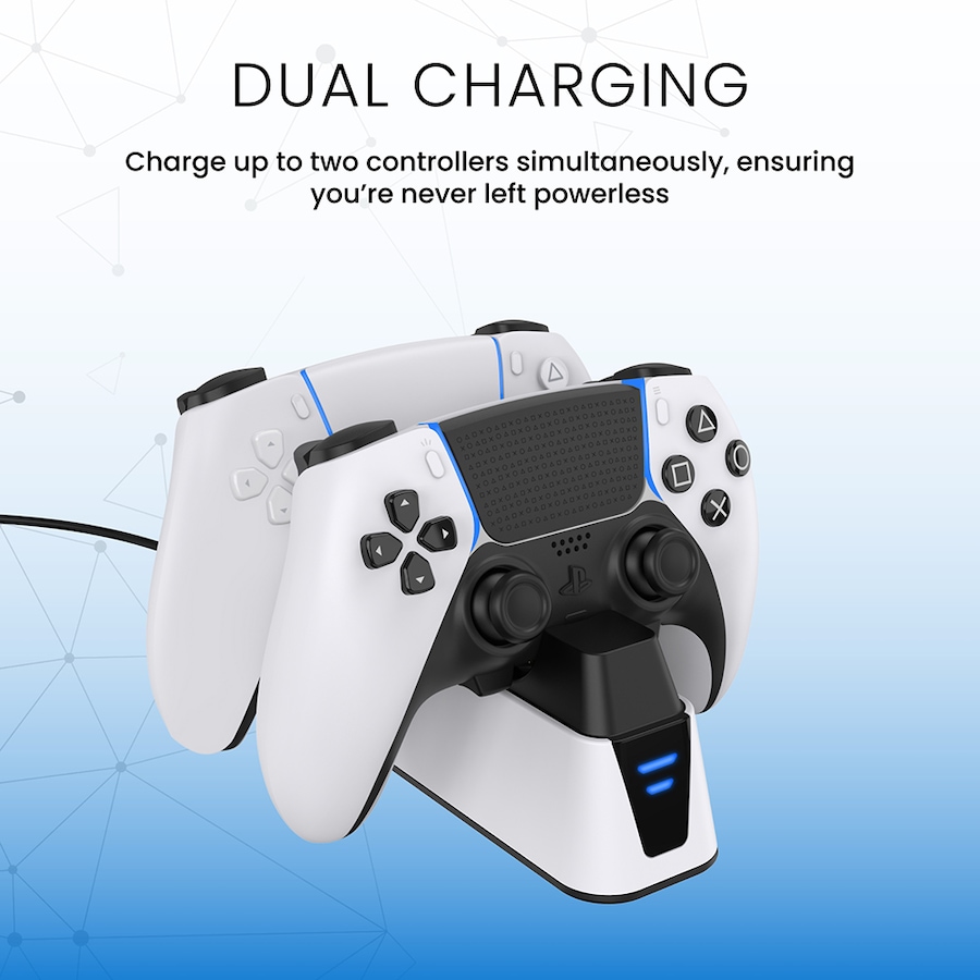 Image 739057_ALTMORE4.jpg, Product 739-057 / Price $24.99, Surge Dual Charge Dock for PS5 DualSense and Edge Controllers from Surge on TSC.ca's Toys & Hobbies department