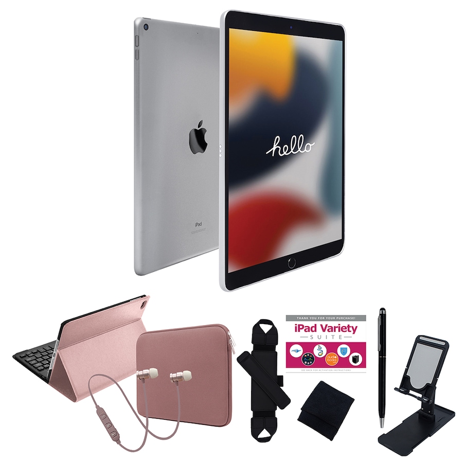 Image 739095_SIRGD.jpg, Product 739-095 / Price $589.99 - $799.99, Apple iPad 10.2 64GB or 256GB Tablet Bundle (9th generation, 2021) from Apple on TSC.ca's Electronics department