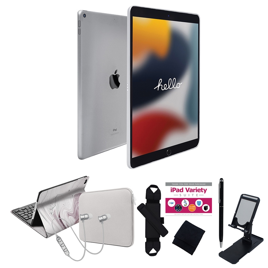 Image 739095_SLRSW.jpg, Product 739-095 / Price $589.99 - $799.99, Apple iPad 10.2 64GB or 256GB Tablet Bundle (9th generation, 2021) from Apple on TSC.ca's Electronics department