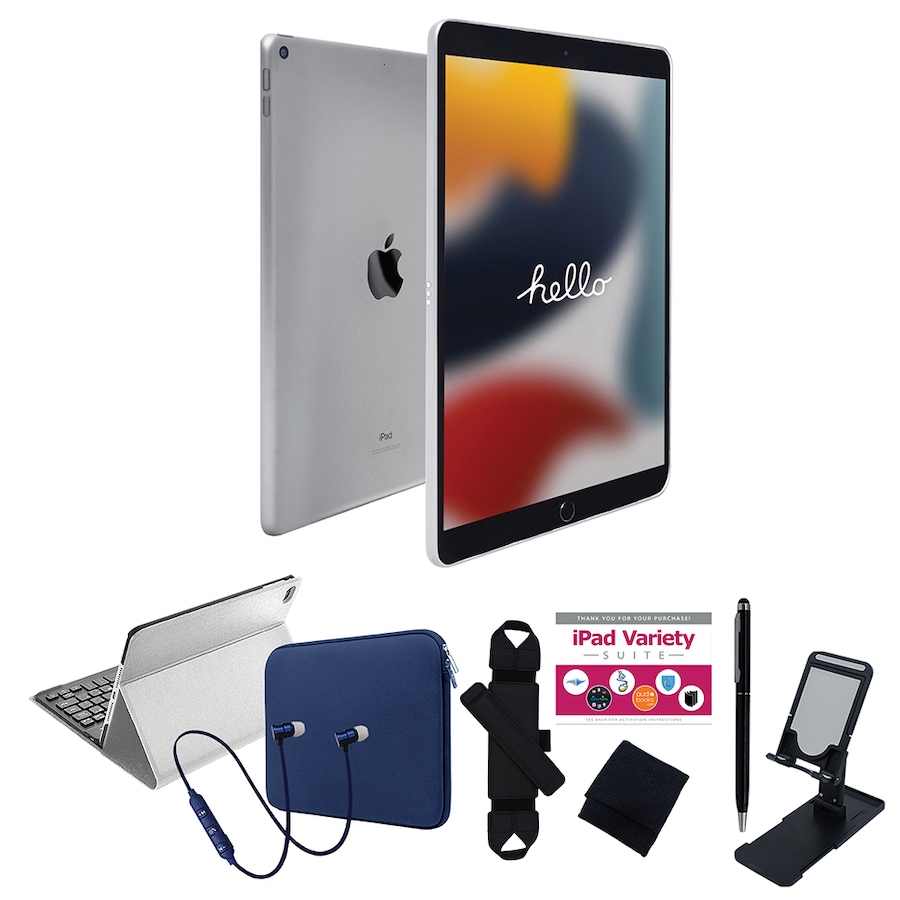 Image 739095_SLSL.jpg, Product 739-095 / Price $589.99 - $799.99, Apple iPad 10.2 64GB or 256GB Tablet Bundle (9th generation, 2021) from Apple on TSC.ca's Electronics department