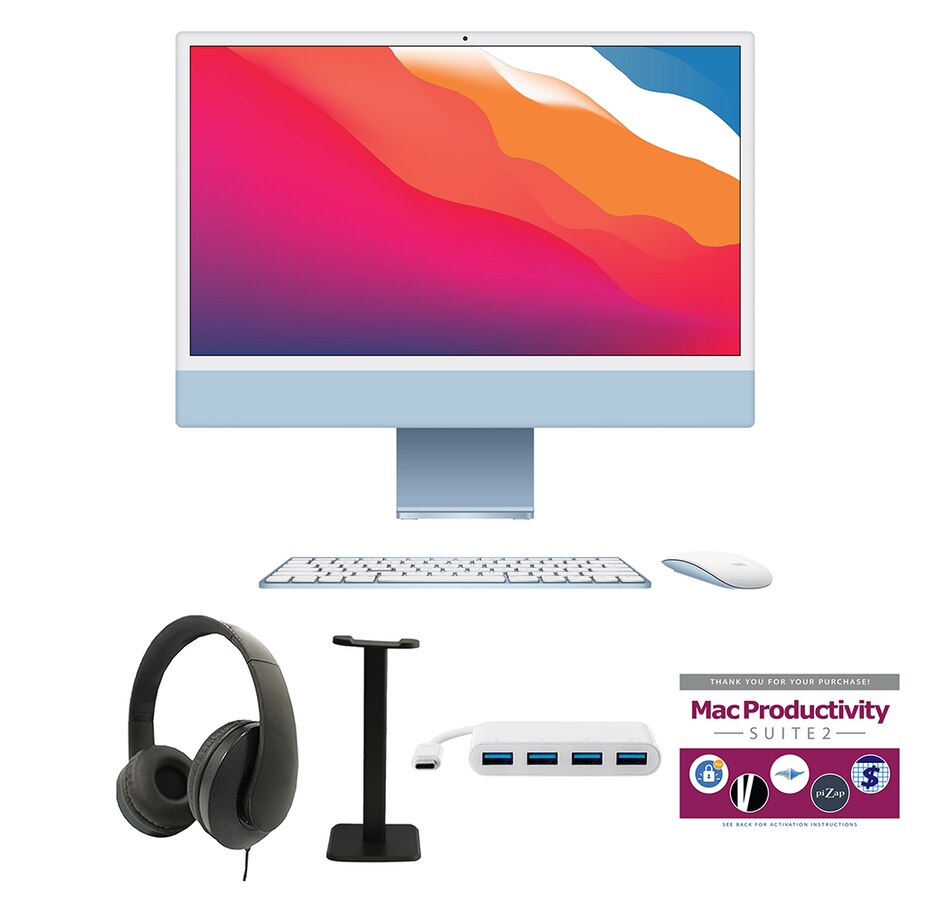 Image 739096_BBA.jpg, Product 739-096 / Price $2,179.99, Apple iMac 24" (M3, 8-Core CPU, 8-Core GPU, 256GB SSD, 2023) from Apple on TSC.ca's Electronics department