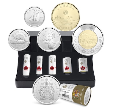 Complete 2022 Special Wrap Roll Collection - The Final Lifetime Coin Issue of Queen Elizabeth II (including half-dollars) 