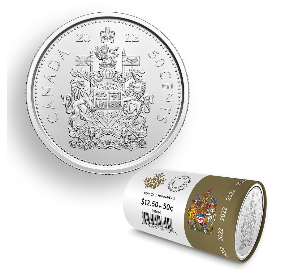 Image 739104_ALTMORE3.jpg, Product 739-104 / Price $229.95, Complete 2022 Special Wrap Roll Collection - The Final Lifetime Coin Issue of Queen Elizabeth II (including half-dollars) from Royal Canadian Mint (RCM) on TSC.ca's Coins department