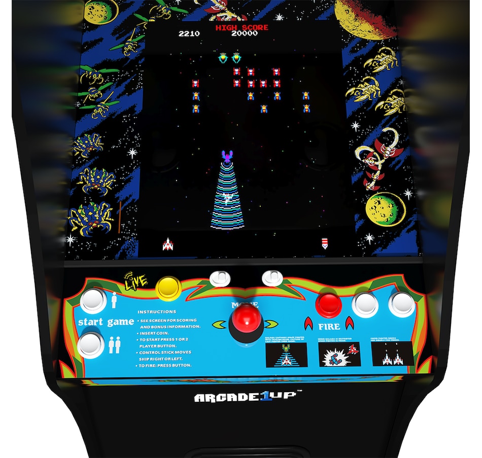Image 739110_ALTMORE2.jpg, Product 739-110 / Price $649.99, Arcade1Up Galaga Deluxe Arcade Machine from Arcade1Up on TSC.ca's Electronics department