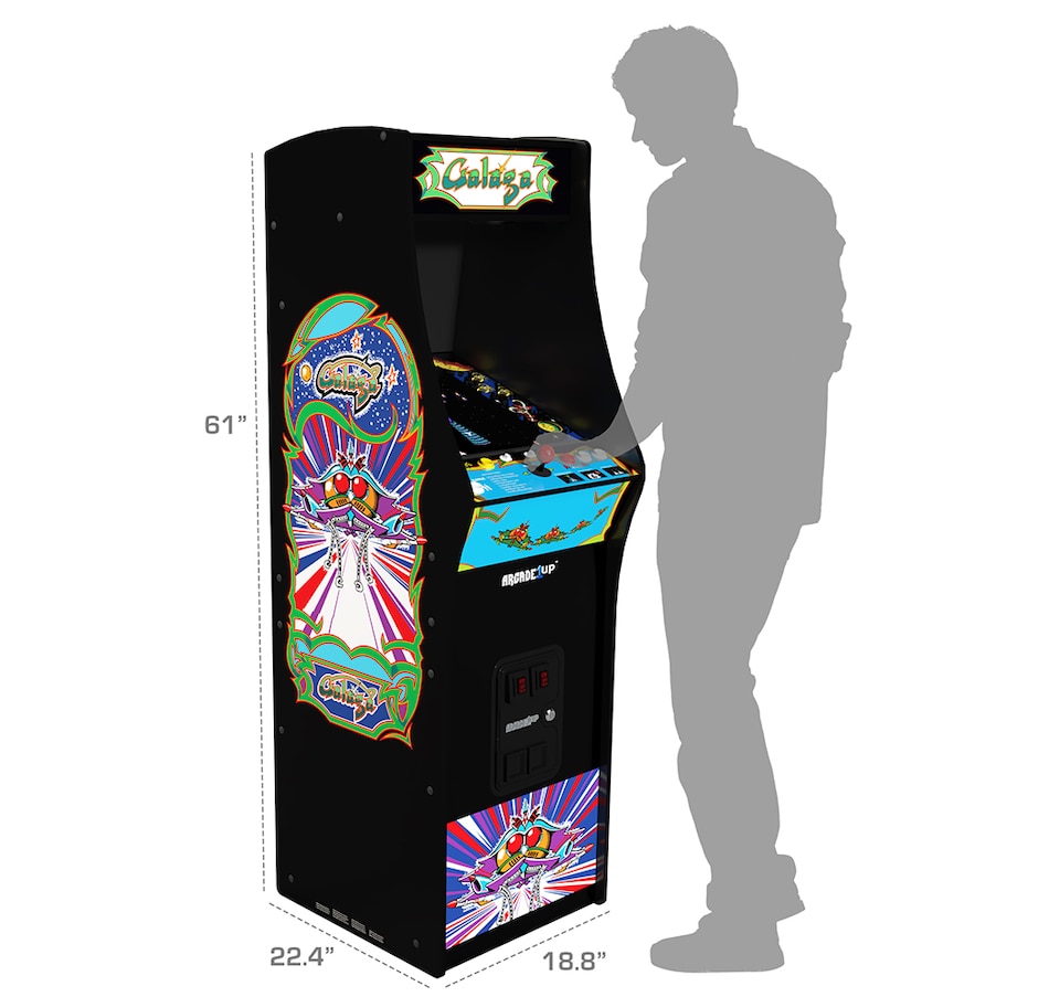 Image 739110_ALTMORE4.jpg, Product 739-110 / Price $649.99, Arcade1Up Galaga Deluxe Arcade Machine from Arcade1Up on TSC.ca's Electronics department