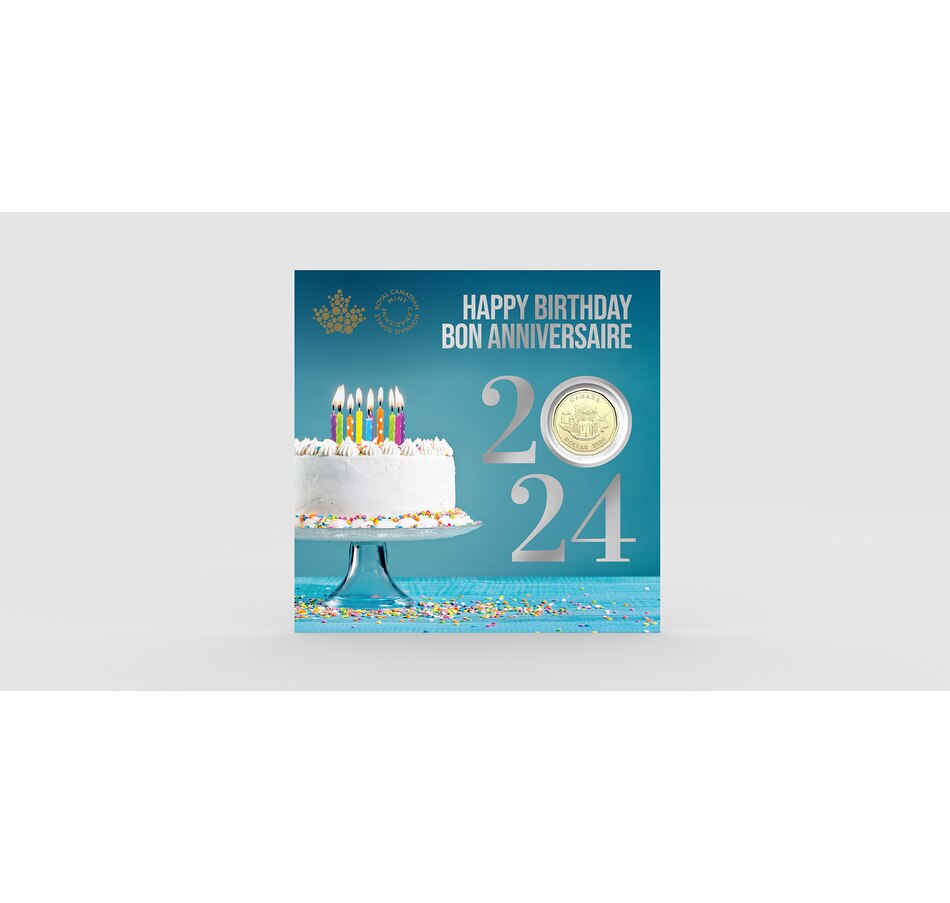 Image 739129.jpg, Product 739-129 / Price $24.95, 2024 Birthday Numismatic Uncirculated Gift Set (Five Coins including Unique Birthday Dollar) from Royal Canadian Mint (RCM) on TSC.ca's Coins department