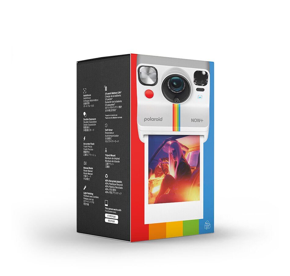 Image 739184_ALTMORE7.jpg, Product 739-184 / Price $199.99, Polaroid Now+ Instant Camera Gen2 (white) from Polaroid on TSC.ca's Toys & Hobbies department