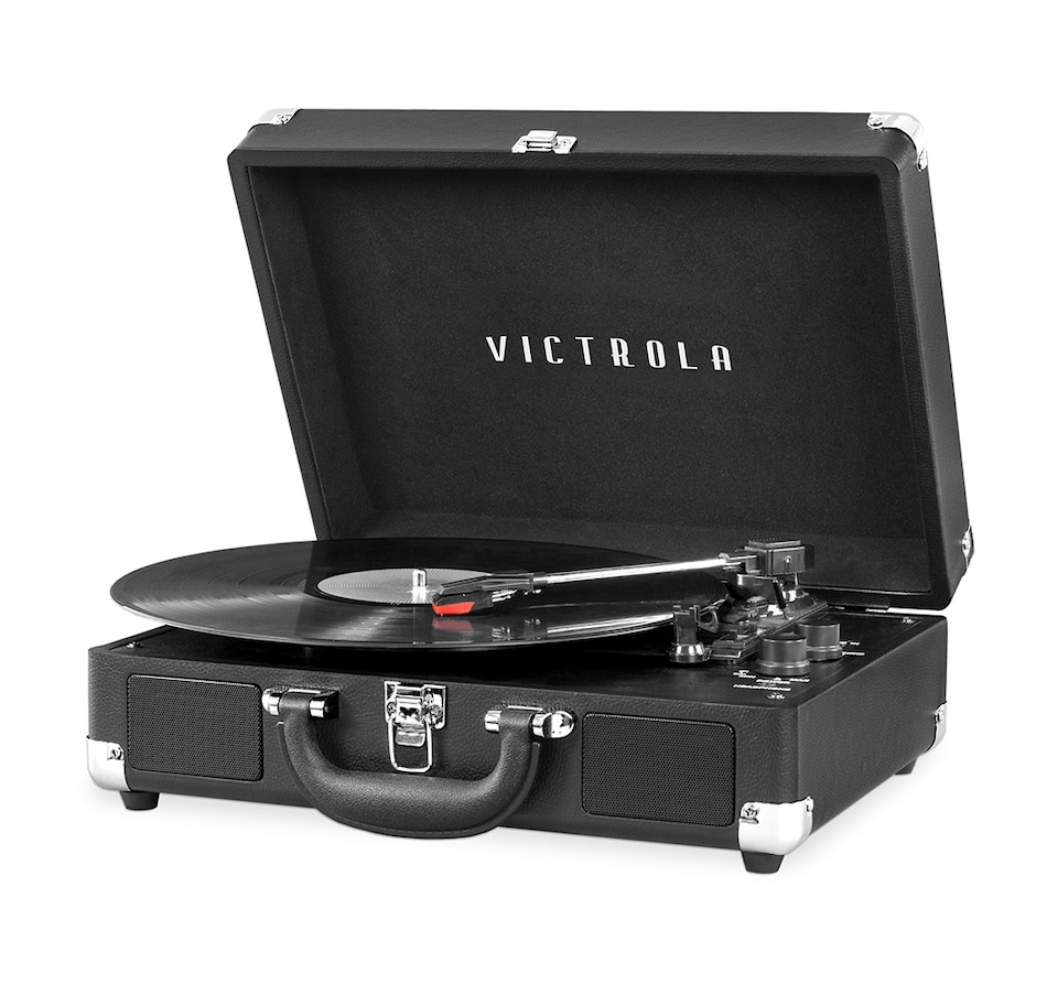 Image 739194.jpg, Product 739-194 / Price $89.99, Victrola Journey Bluetooth Suitcase Record Player (black) from Victrola on TSC.ca's Electronics department
