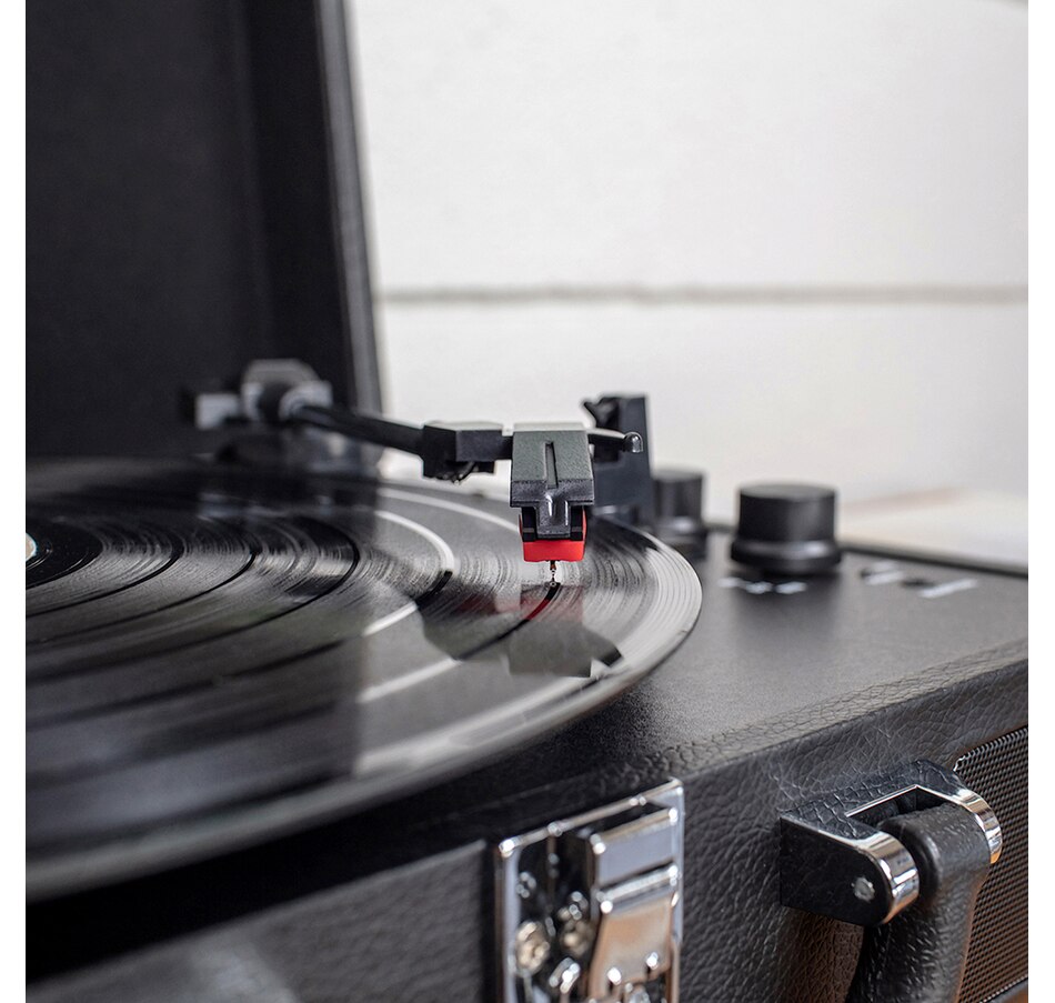 Image 739194_ALTMORE7.jpg, Product 739-194 / Price $89.99, Victrola Journey Bluetooth Suitcase Record Player (black) from Victrola on TSC.ca's Electronics department