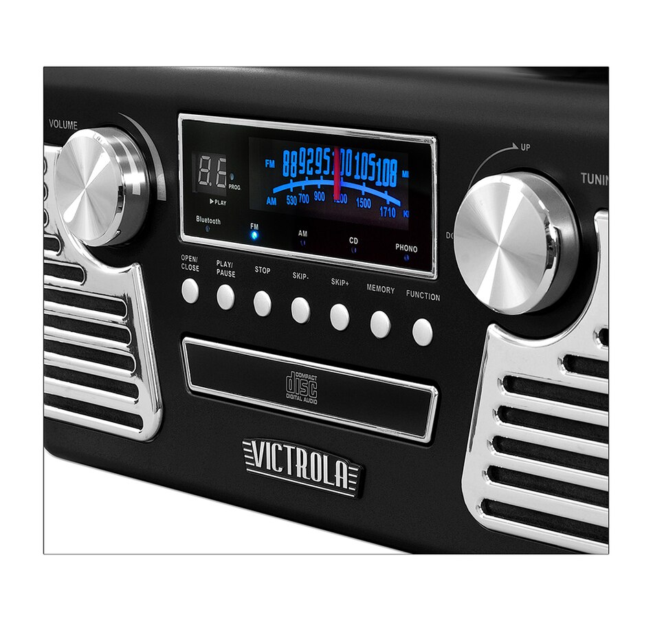 Image 739199_ALTMORE1.jpg, Product 739-199 / Price $229.99, Victrola Retro Record Player with Bluetooth and 3-Speed Turntable (black) from Victrola on TSC.ca's Electronics department