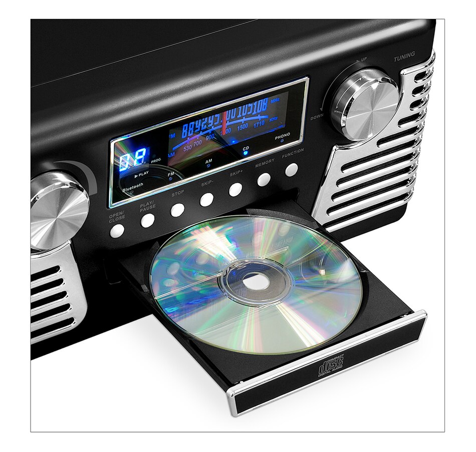 Image 739199_ALTMORE2.jpg, Product 739-199 / Price $229.99, Victrola Retro Record Player with Bluetooth and 3-Speed Turntable (black) from Victrola on TSC.ca's Electronics department