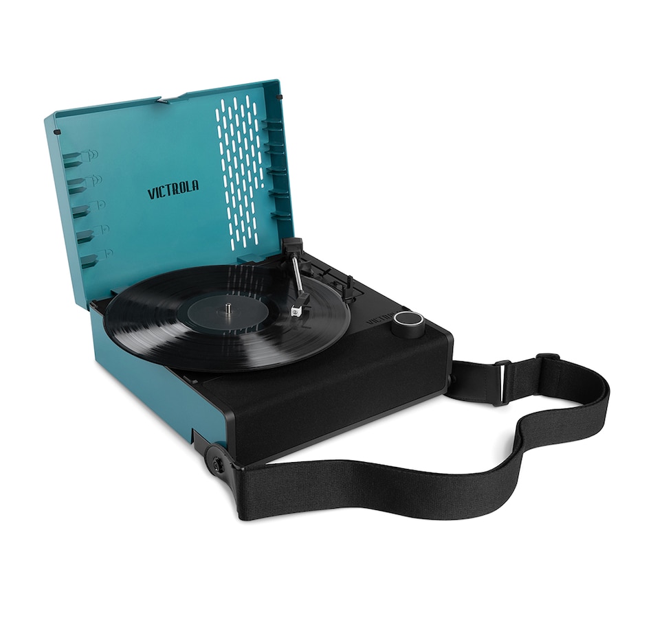 Image 739207.jpg, Product 739-207 / Price $259.99, Victrola Revolution GO Portable Record Player (blue) from Victrola on TSC.ca's Electronics department