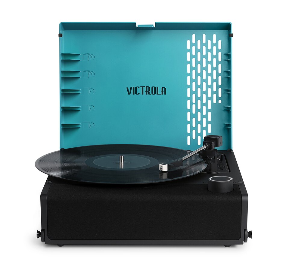 Image 739207_ALTMORE1.jpg, Product 739-207 / Price $259.99, Victrola Revolution GO Portable Record Player (blue) from Victrola on TSC.ca's Electronics department