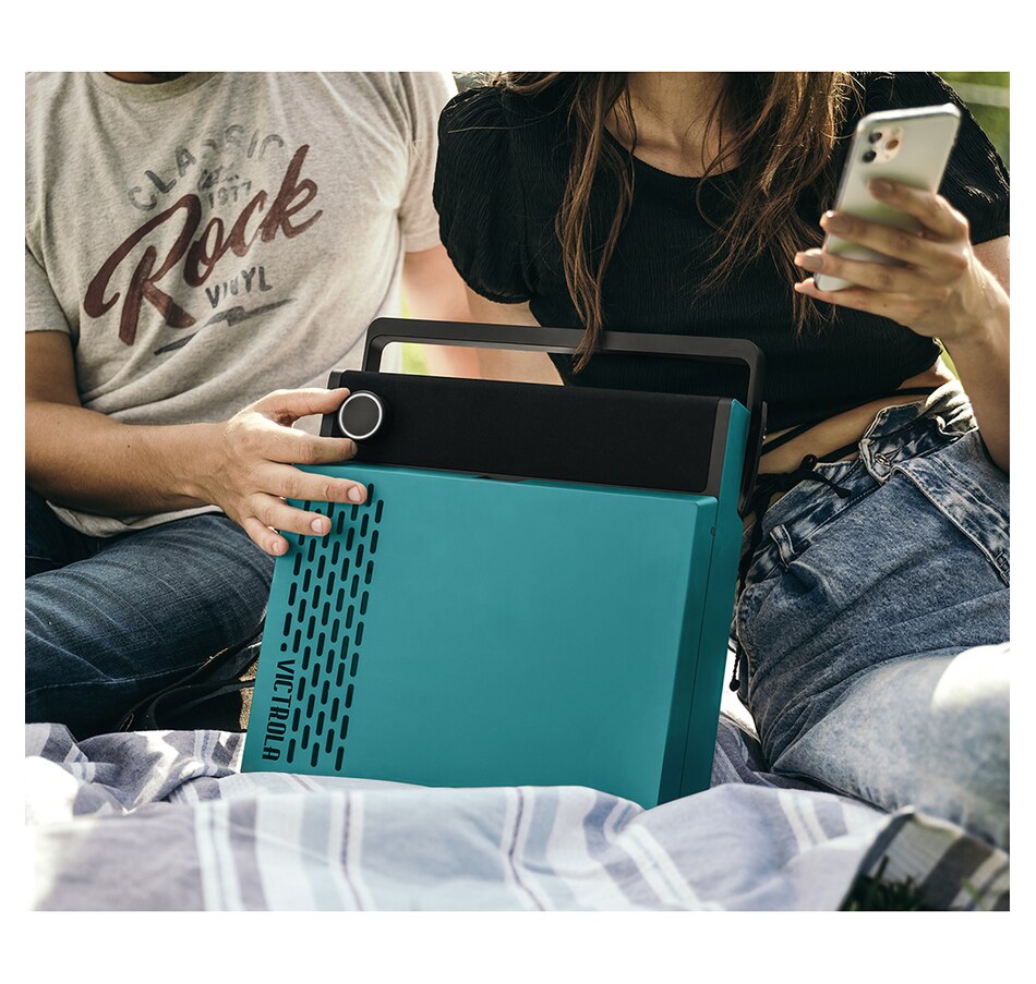 Image 739207_ALTMORE13.jpg, Product 739-207 / Price $259.99, Victrola Revolution GO Portable Record Player (blue) from Victrola on TSC.ca's Electronics department