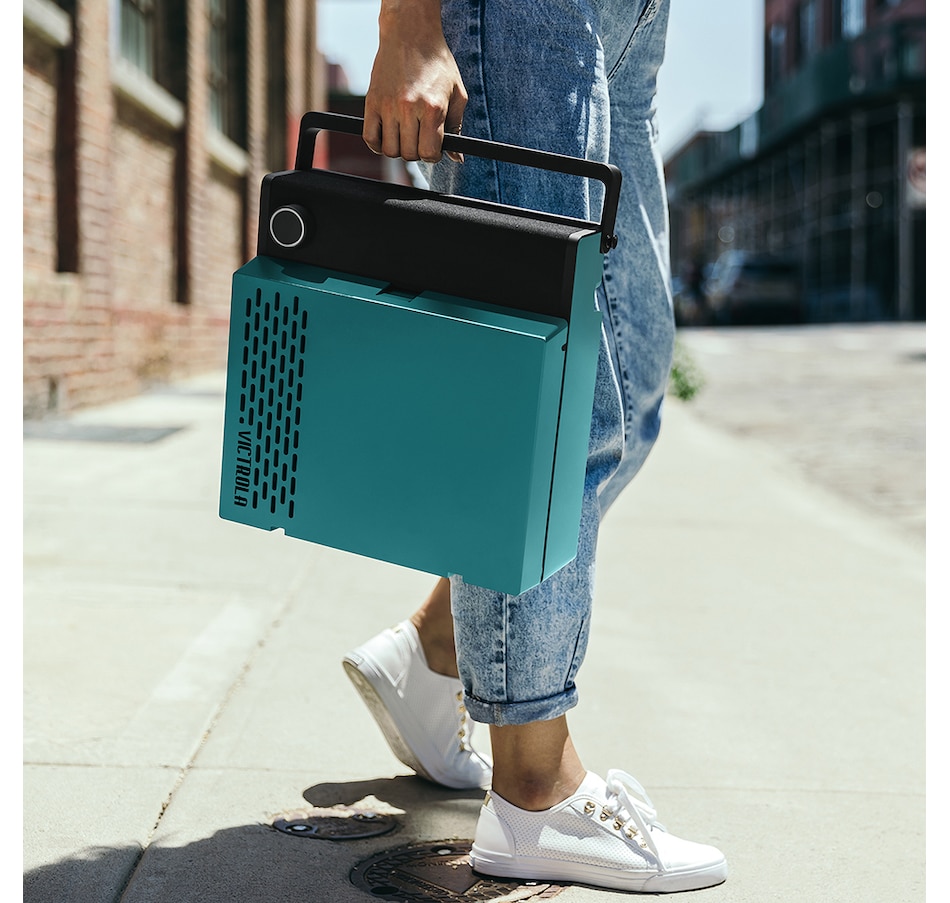 Image 739207_ALTMORE14.jpg, Product 739-207 / Price $259.99, Victrola Revolution GO Portable Record Player (blue) from Victrola on TSC.ca's Electronics department