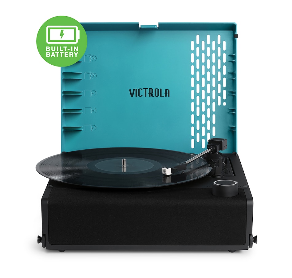 Image 739207_ALTMORE9.jpg, Product 739-207 / Price $259.99, Victrola Revolution GO Portable Record Player (blue) from Victrola on TSC.ca's Electronics department