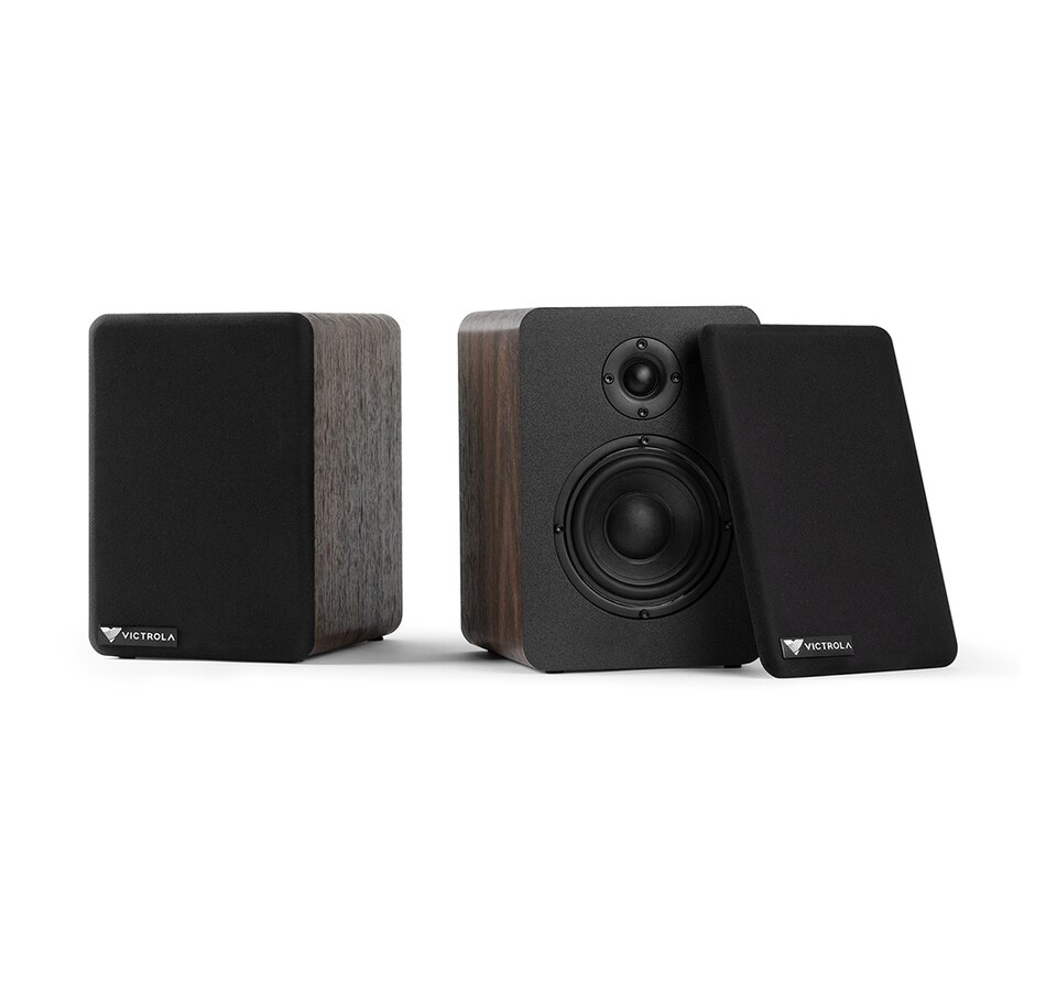 Image 739213_ALTMORE7.jpg, Product 739-213 / Price $529.99, Victrola Premiere T1 Turntable System with M1 Bookshelf Monitor Speakers (espresso) from Victrola on TSC.ca's Electronics department