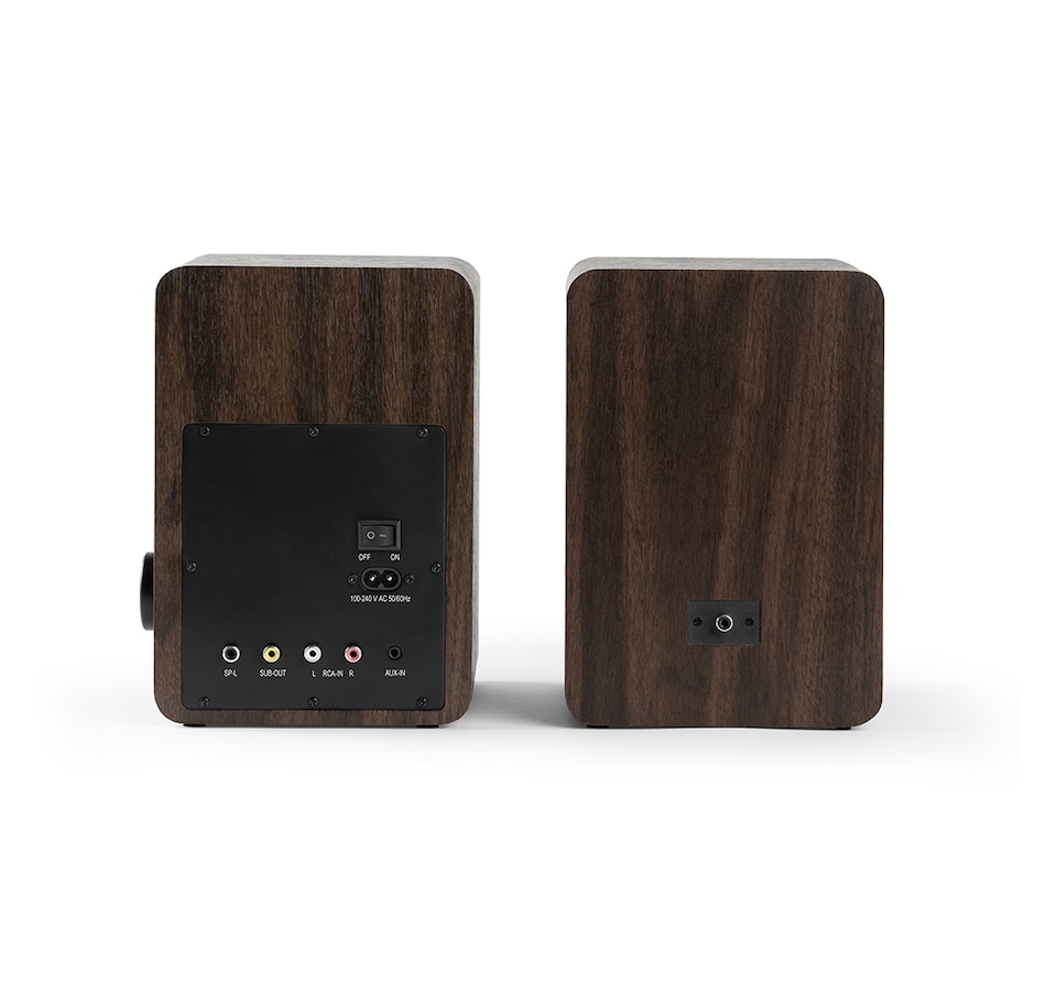 Image 739213_ALTMORE8.jpg, Product 739-213 / Price $529.99, Victrola Premiere T1 Turntable System with M1 Bookshelf Monitor Speakers (espresso) from Victrola on TSC.ca's Electronics department